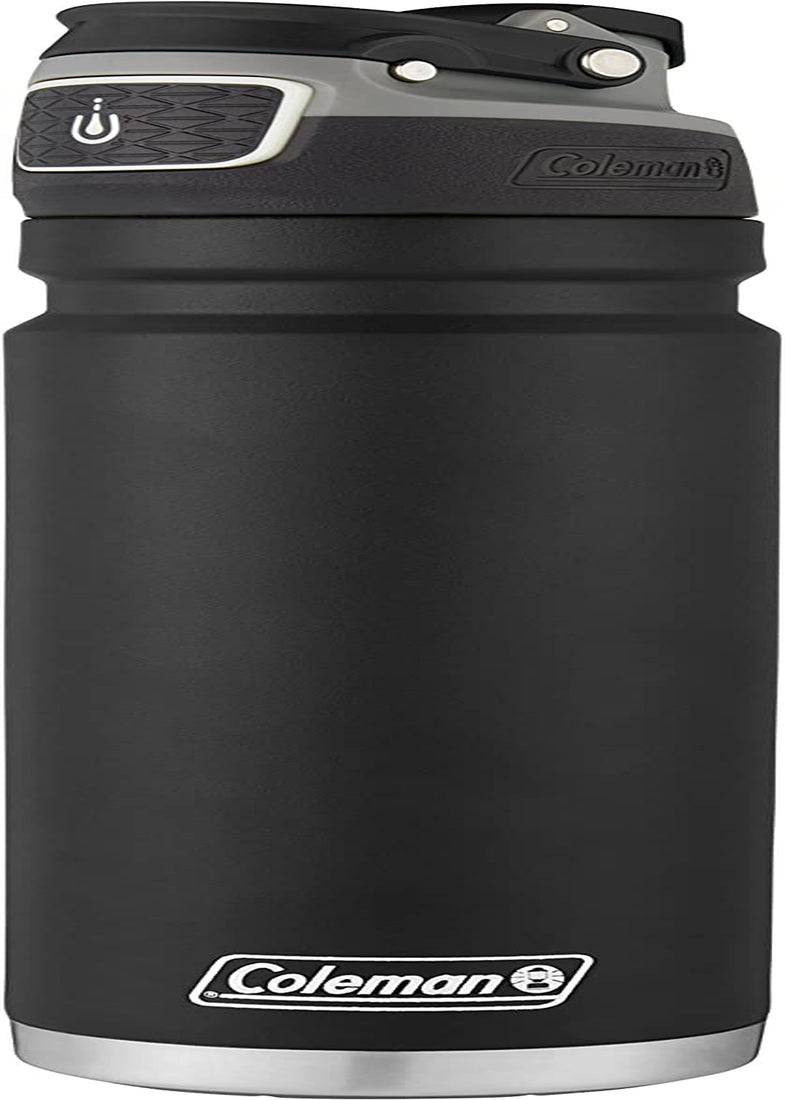 Freeflow Autoseal 24oz Stainless Steel Water Bottle - Sleek Black Design